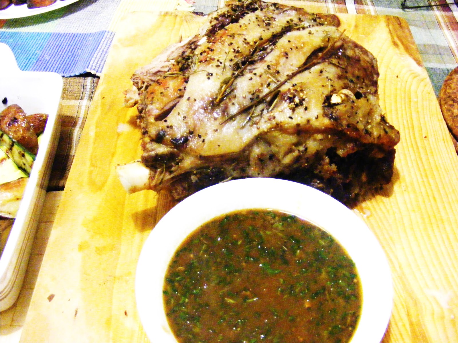 My Humble Kitchen Lamb Shoulder with Mint Sauce