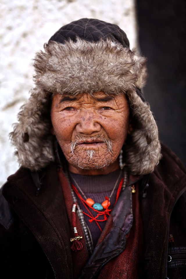 Tibet Erkek Portre Fotoğrafı