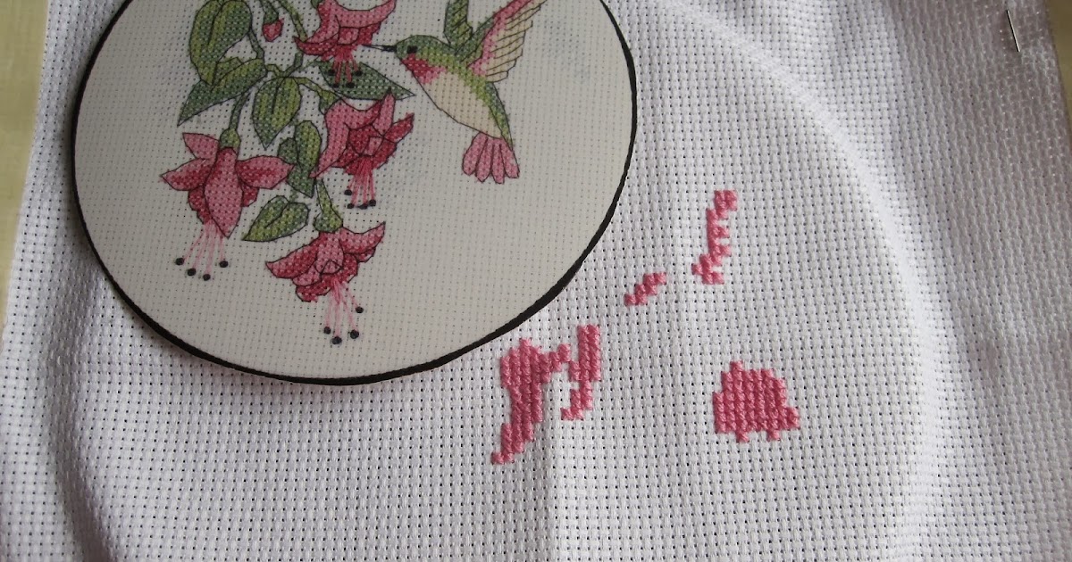 Calico's Whimsy: Hummingbird Floral Cross Stitch by Dimensions