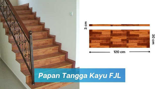 papan tangga kayu FJL merbau