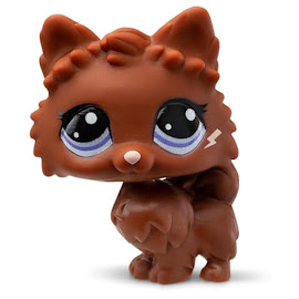 Littlest Pet Shop Series 1 Collector Set Pomeranian (#G7 - #60) Pet