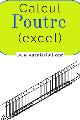 Calcul de poutre à l'ELU et ELS - sur feuille excel