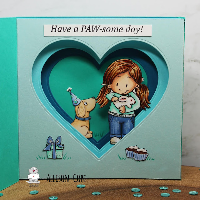 Happy Birthday by Allison Cope featuring the digital stamps from Gerda Steiner Designs