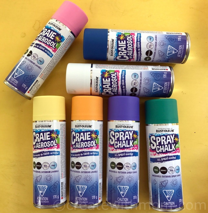Create With Mom Summer Fun with Yard Art Spray Chalk