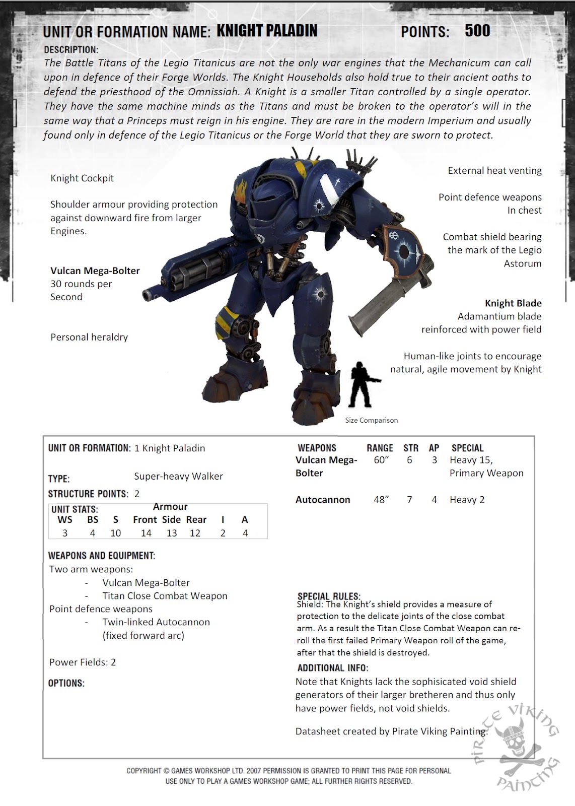 Warhammer 40,000/Tactics/Imperial Knights7E - 1d4chan