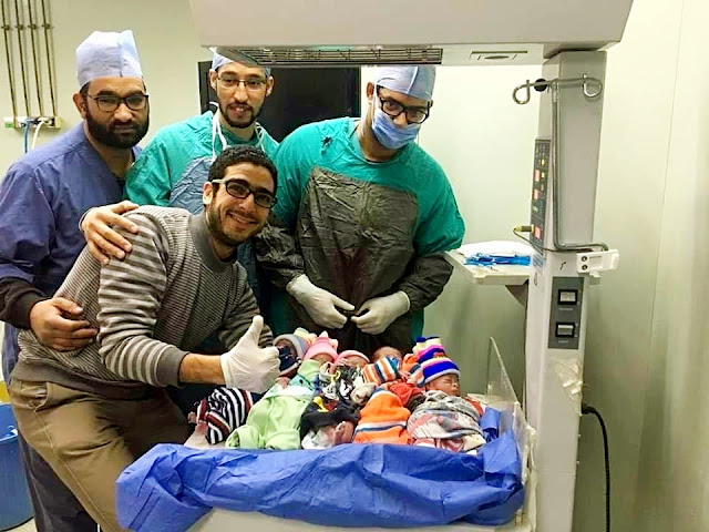 نفاصيل ولادة الــ 5 توائم