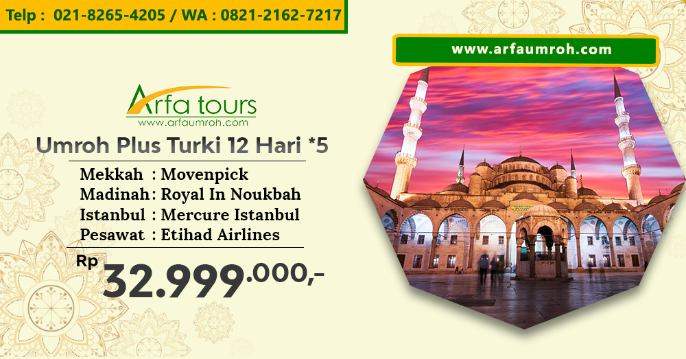 Umroh plus turki bintang 4 Umroh plus turki bintang 5