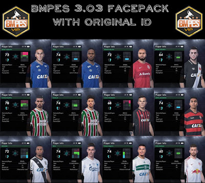 PES 2018 BMPES 2018 Facepack v3.03