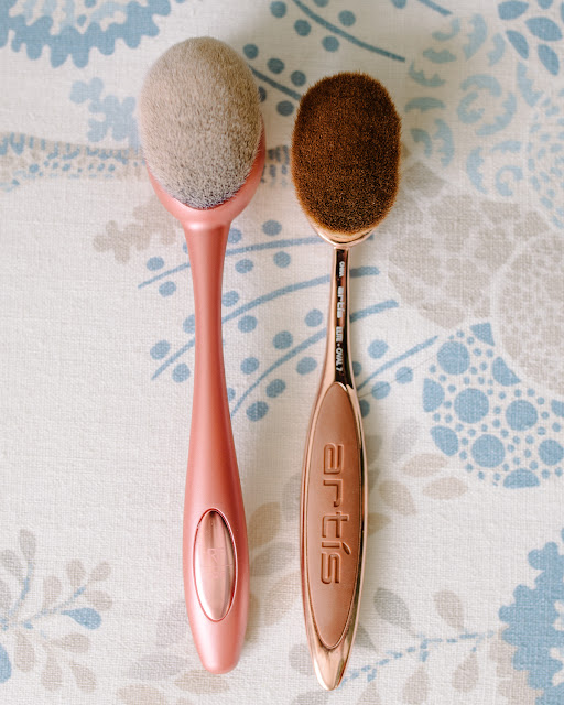 Review: Real Techniques vs Artis Oval Makeup Brushes