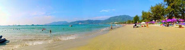 Patong beach picture of the Andaman sea waterfront 
