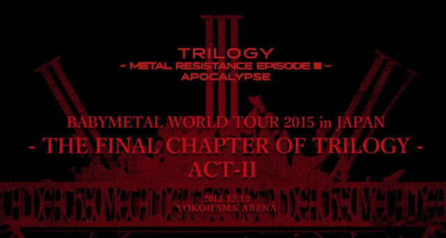 [BDRip] Babymetal – Trilogy: Metal Resistance Episode III – Apocalypse (2016.09.19)