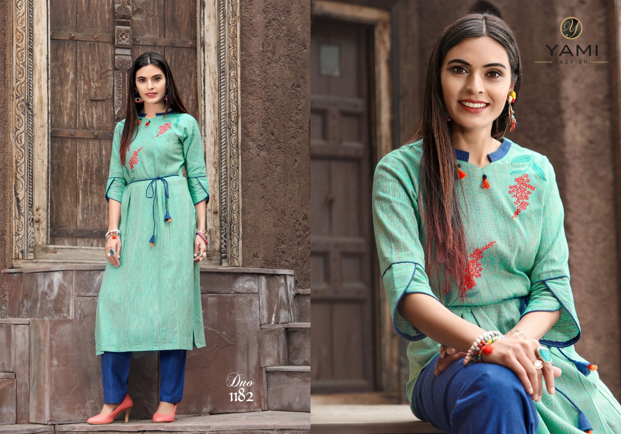 Yami fashion culture cotton kurtis