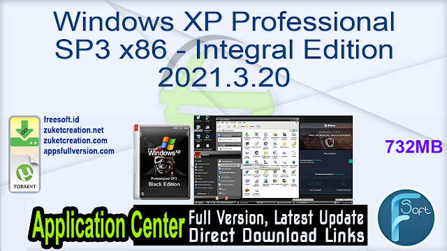 Windows XP Professional SP3 x86 – Integral Edition 2021.3