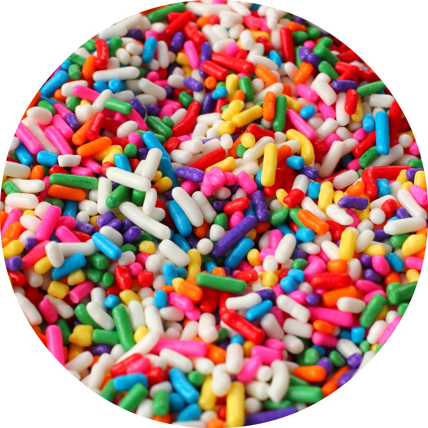 SPRINKLES JIMMIES RED, WHITE, GREEN Cake Supplies for Less
