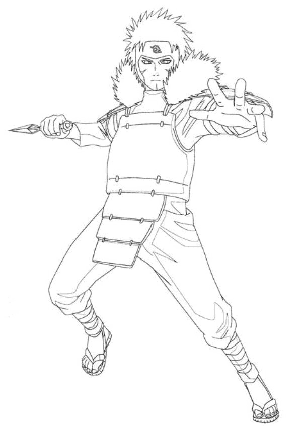 Naruto Hokage Coloring Pages
