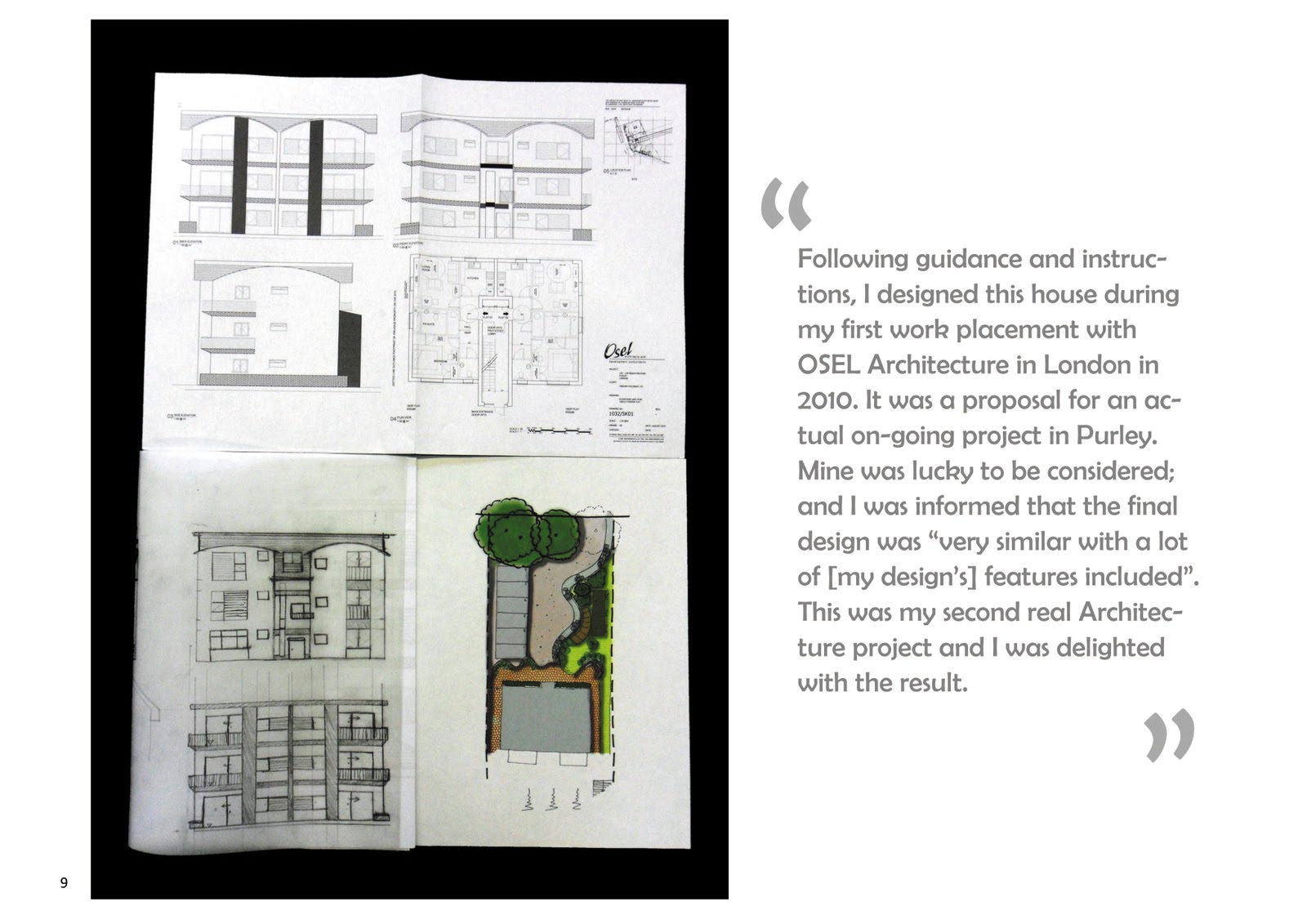 Architecture Portfolio for University of Sheffield
