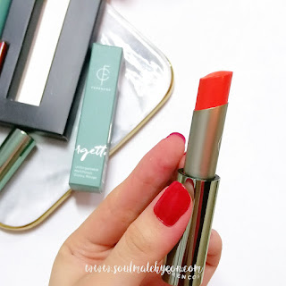 Review; Forencos' Unforgettable Mellifluous Glossy Rouge E500 SILVER LINING ORANGE