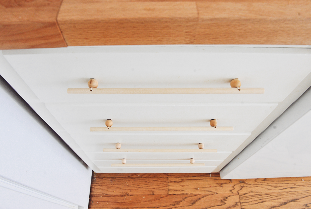 DIY Modern Wood Cabinet Pulls Hardware