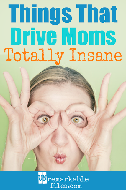 Yep, this is mom life. Check out this relatable and funny list of reasons why you’re completely crazy! From tiny socks without matches to mom guilt, this is a hilarious mom truth about life with kids. #momlife #parenting #truths