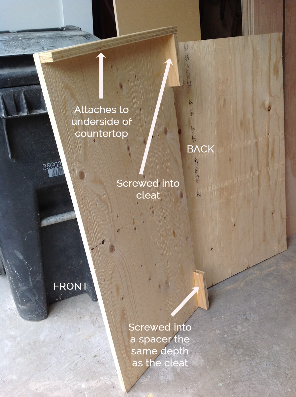How To Support A Laundry Room Countertop Over A Washer And Dryer