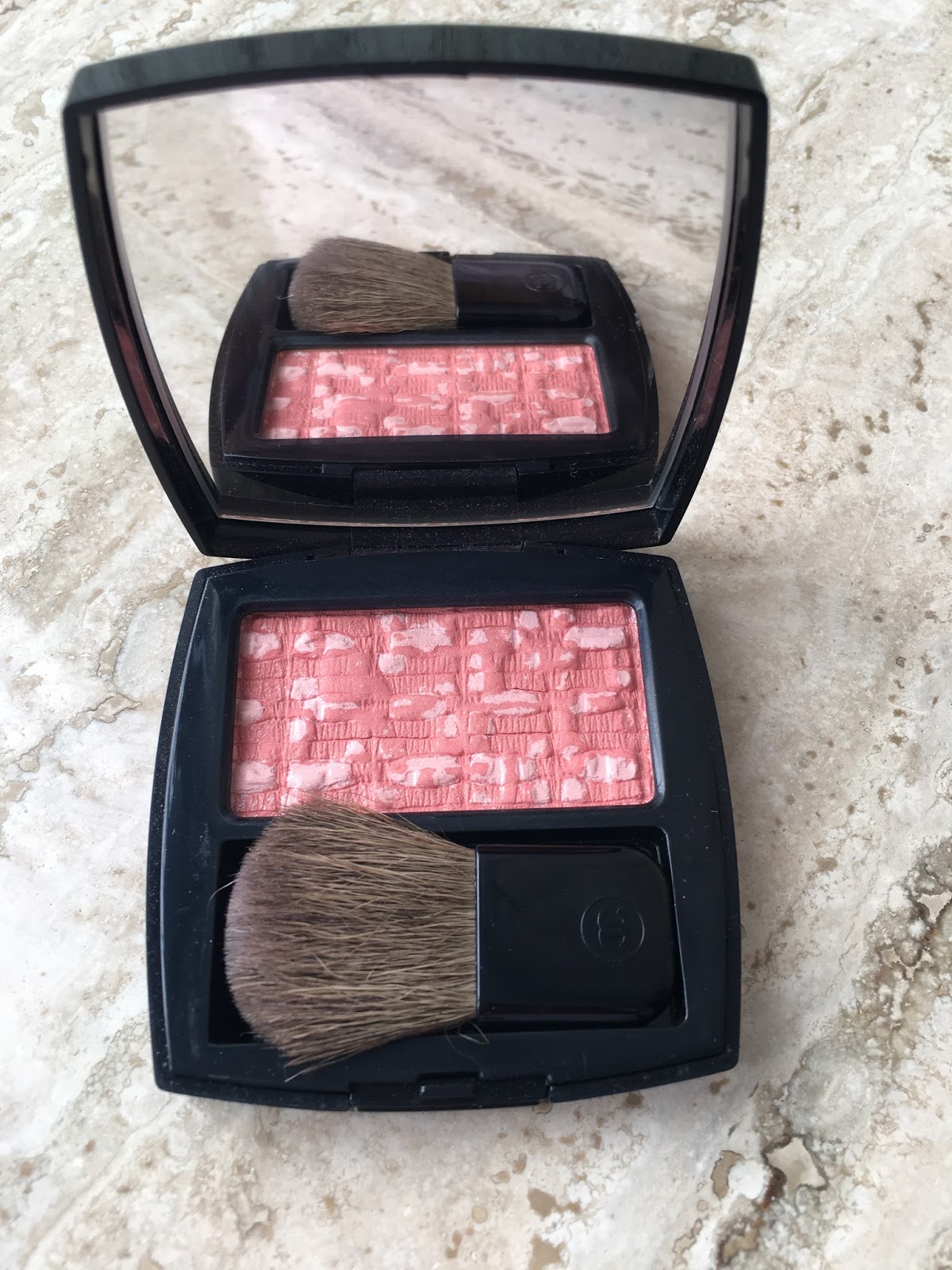 Chanel Blush Duo Tweed Effect Rose Peche - Sisters Who Love Beauty:  REVIEW