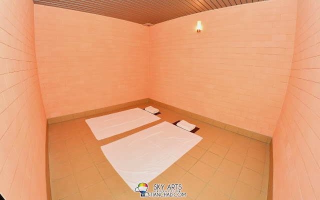 Dry sauna room @ The Banjaran Hotsprings Retreat
