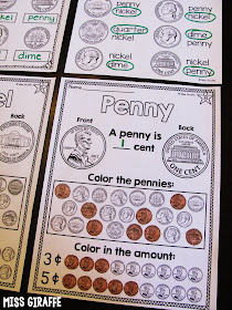 Miss Giraffe's Class: Teaching Money