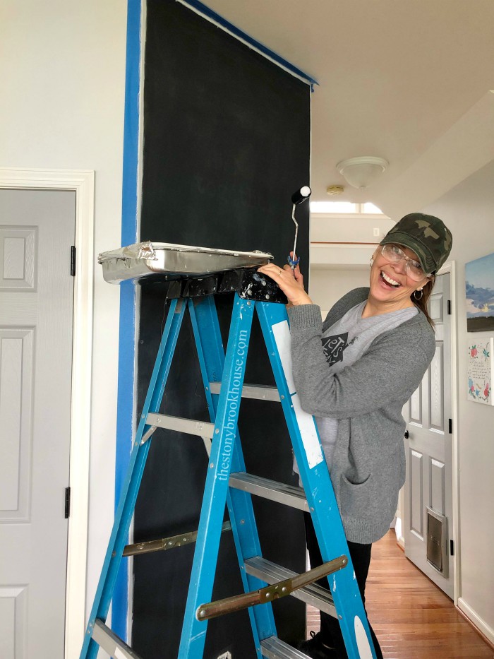 Chalkboard Accent Wall The Stonybrook House