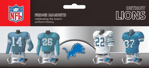 The evolution of the Detroit Lions uniform