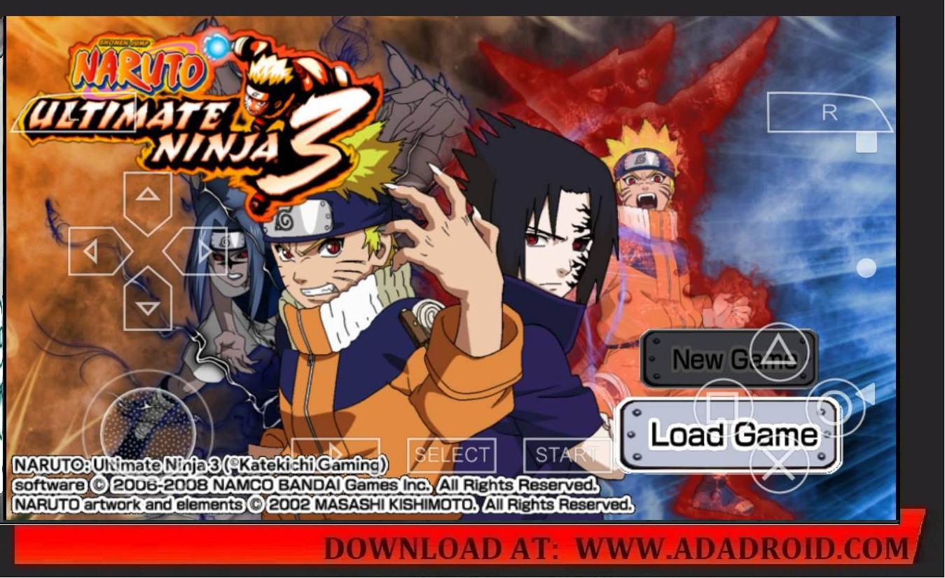 Naruto Ninja Heroes 2 Mod X ISO PPSSPP