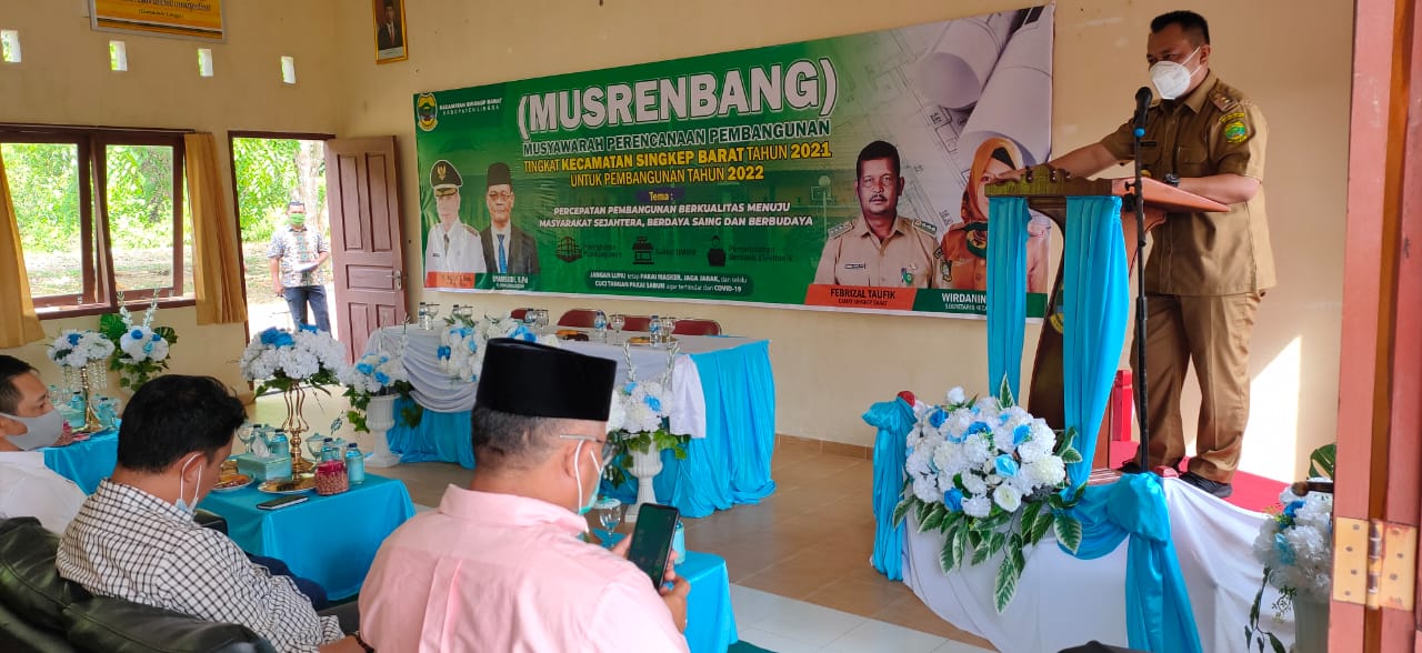 Plt Bupati Lingga Menghadiri Musrenbang Tingkat Kecamatan Singkep Barat Plt Bupati Lingga Menghadiri Musrenbang Tingkat Kecamatan Singkep Barat