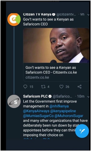 Did someone hack Safaricom’s official twitter account or the admin was high on weed, Last night’s tweets shock Kenyans 2 - Did someone hack Safaricom’s official twitter account or the admin was high on weed, Last night’s tweets shock Kenyans