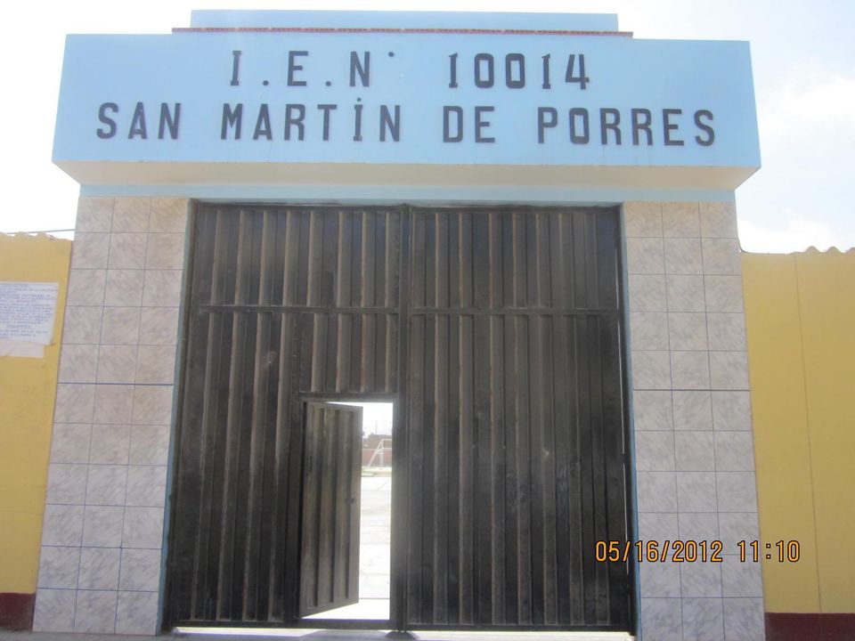 Escuela 10014 SAN MARTIN DE PORRES - Pimentel