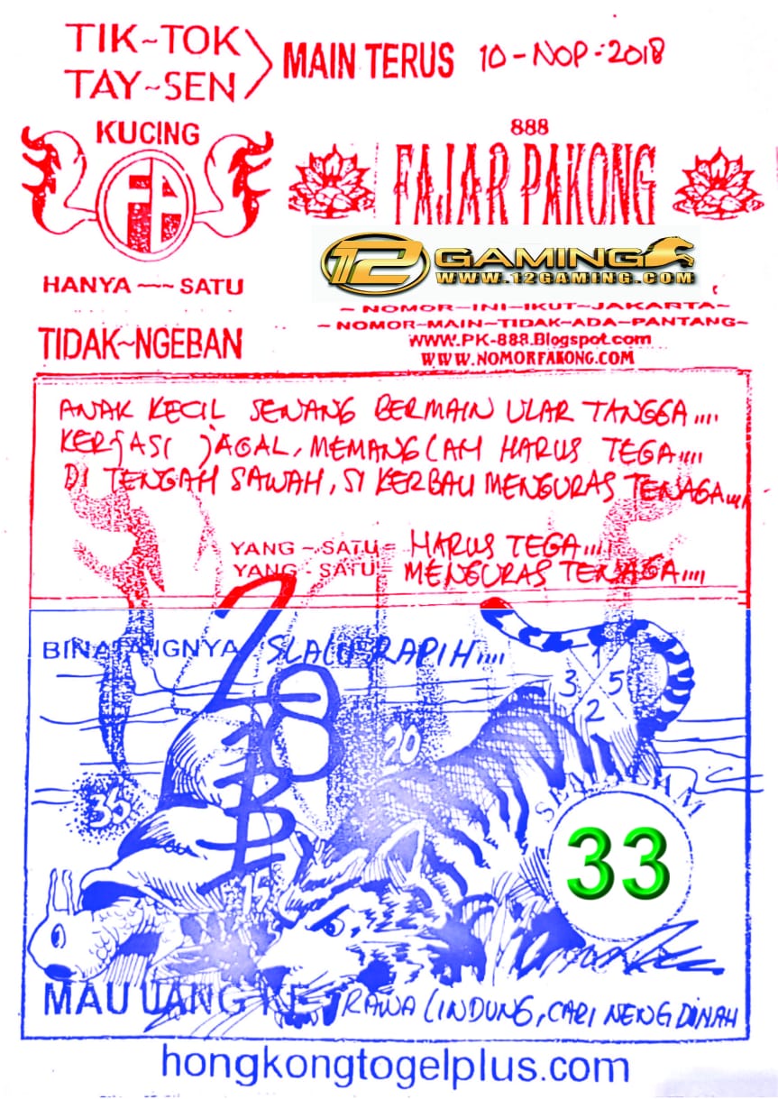 Kode Fajar Pakong Hari Ini Kode Fajar Pakong Hari Ini