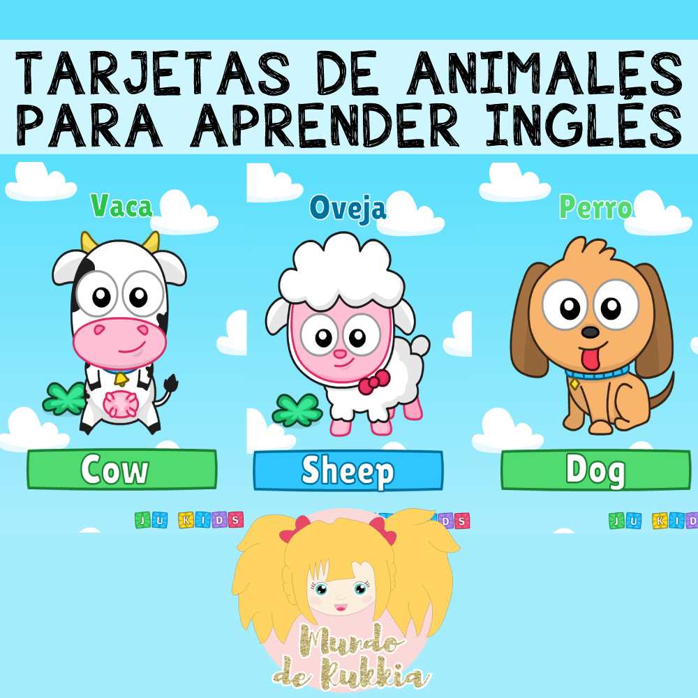 Aprender Animales En Inglés Mundo De Rukkia