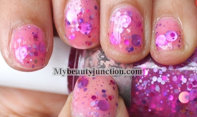 Swatch and review of indie nail polish The Blob from Carpe Noctem Cosmetics