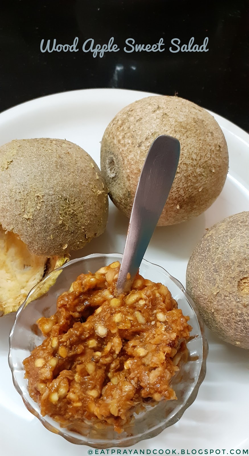 Eat Pray and Cook Wood Apple Sweet Salad SweetSour Duet