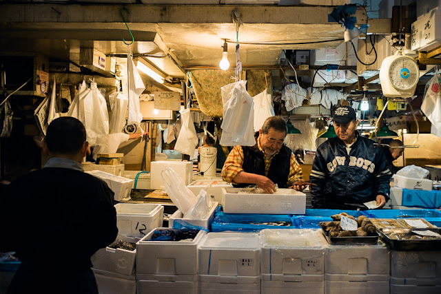 Tsukiji Fish Market Japan Fuji X100S