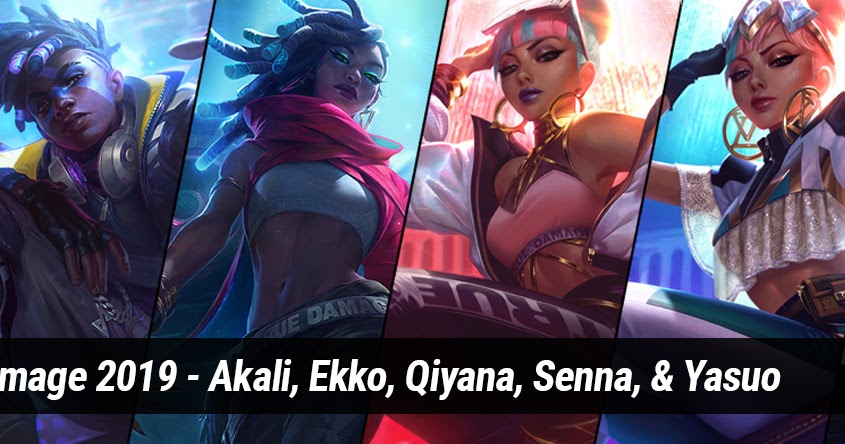 Surrender at 20: True Damage Akali, Ekko, Qiyana, Senna, and Yasuo