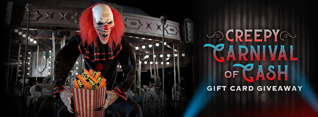 Spirit Halloween Creepy Carnival of Cash Instant Win Game To get you in the mood to celebrate Halloween, Spirit Halloween will be awarding $100 Spirit Halloween Gift Cards to three lucky winners every day!