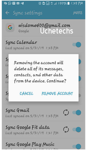 How To Remove Gmail Account From Android Phone