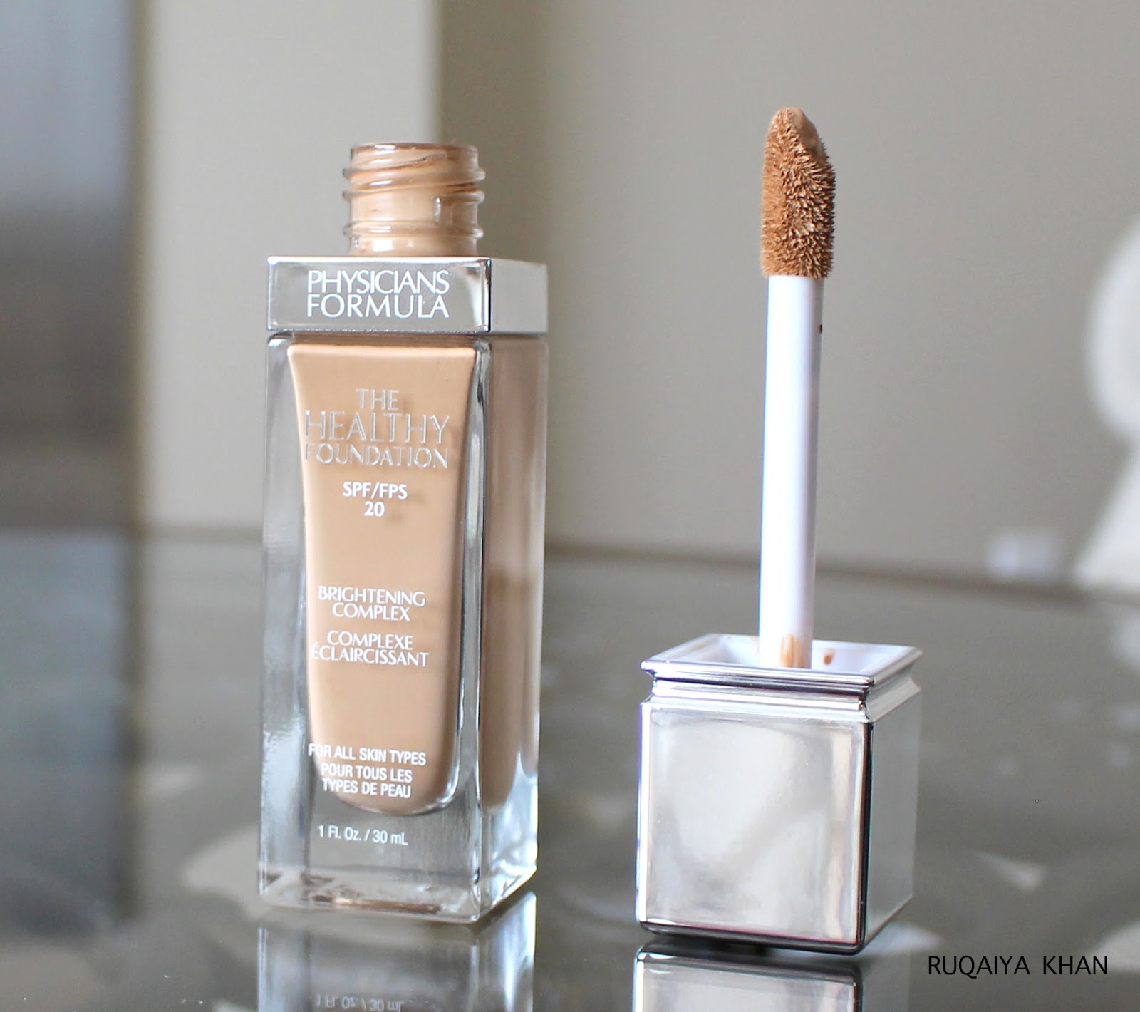 Ruqaiya Khan PHYSICIANS FORMULA The Healthy Foundation MN4 and