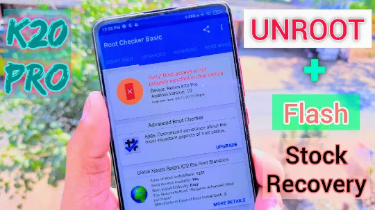 Unroot Redmi K20 pro How to Unroot K20 Pro