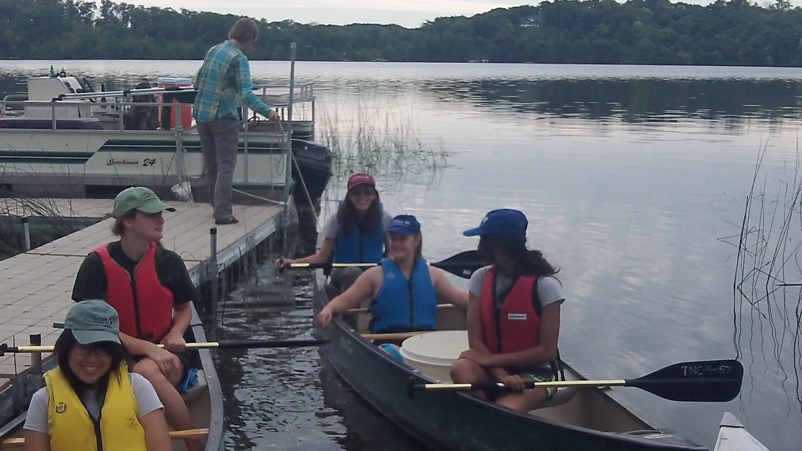 LEAF in Wisconsin Day 23 Canoeing on Lulu Lake