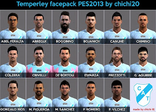 Facepack Temperley 2016 Liga Argentina Pes 2013