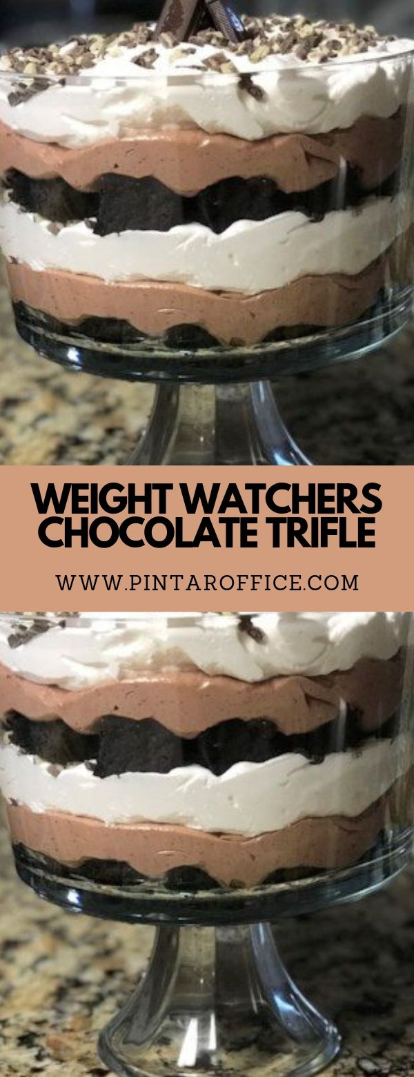 WEIGHT WATCHERS CHOCOLATE TRIFLE Cooky & Foody