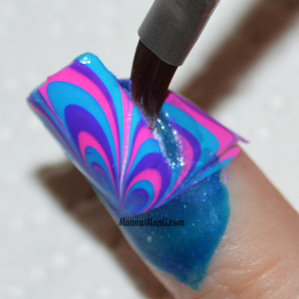 watermarble nail art tutorial