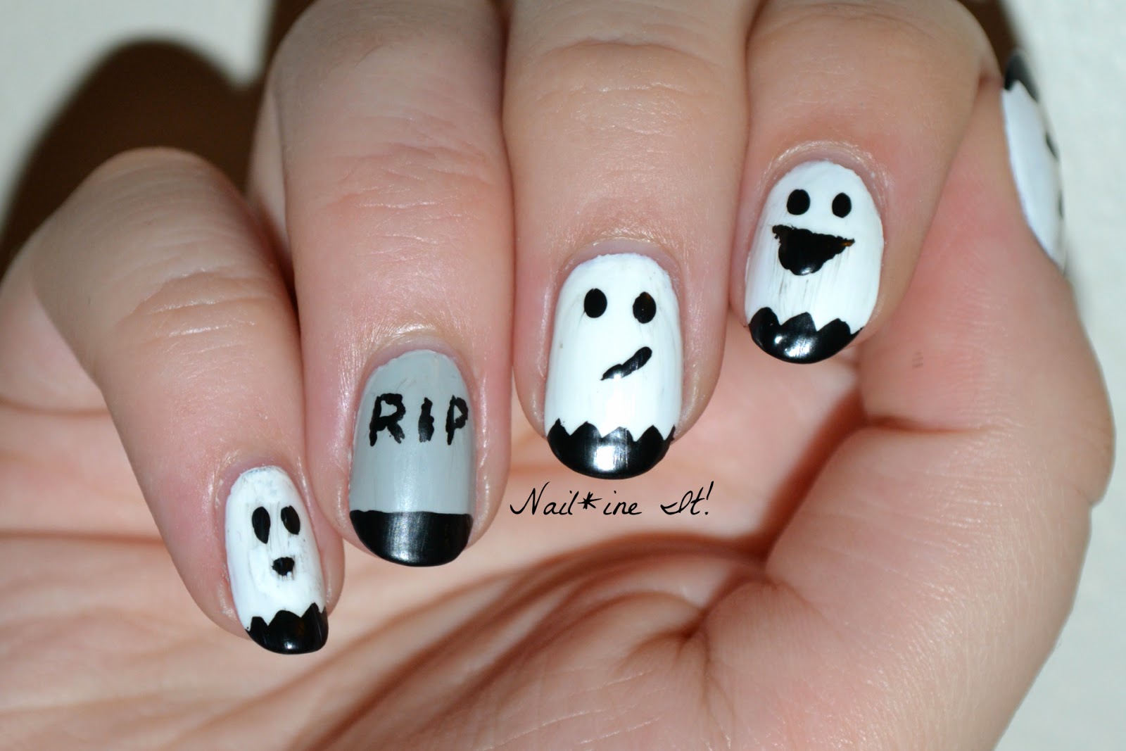 Nail*ine It!: Ghosts, & Tombstones, & Tutorials, Oh My!