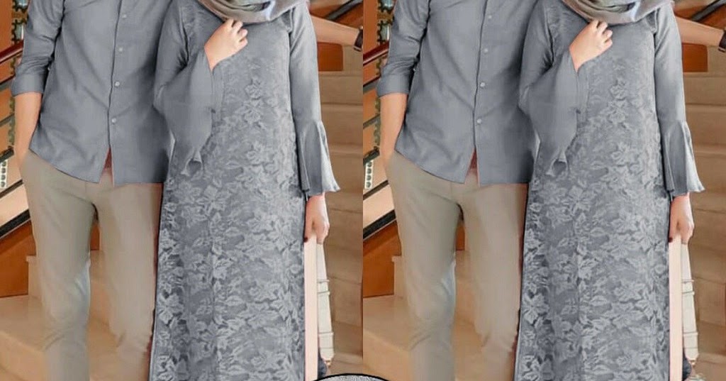 baju nikah couple abstrak