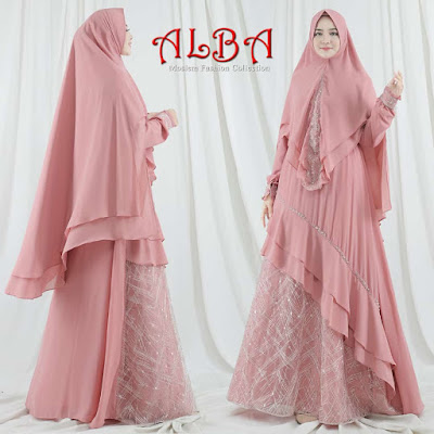 Baju Muslim Terbaru Yasmin Syari by Alba